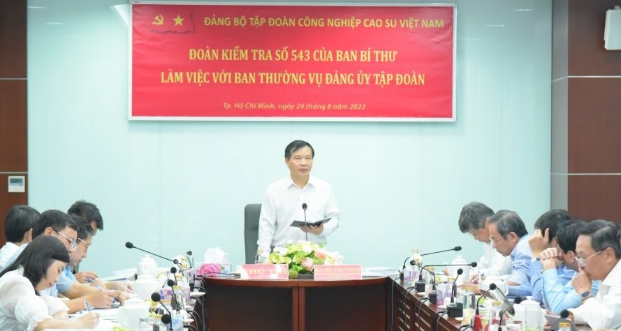 Đảng ủy VRG triển khai thực hiện tốt các Nghị quyết Trung ương